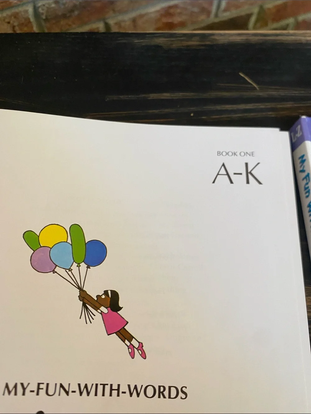 My Fun With Words Colorful Kids  Books 2 book bundle hard cover over 500 pgs